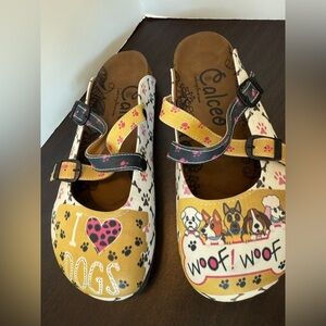 Calceo womens slip on “clog” NWOT size 40